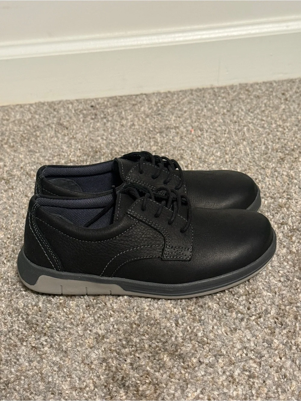 Boys Flag LTD Black Casual Lace-Up Shoes size 12